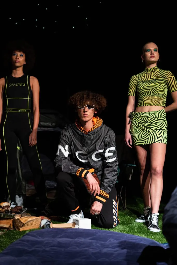 LFWM - Mixed gender catwalks LFWM SS20 NICCE X KATIE EARY