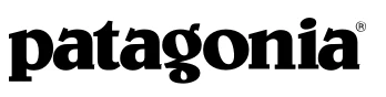 Patagonia logo emphasizing brand purpose of environmental sustainability and ethical practices.